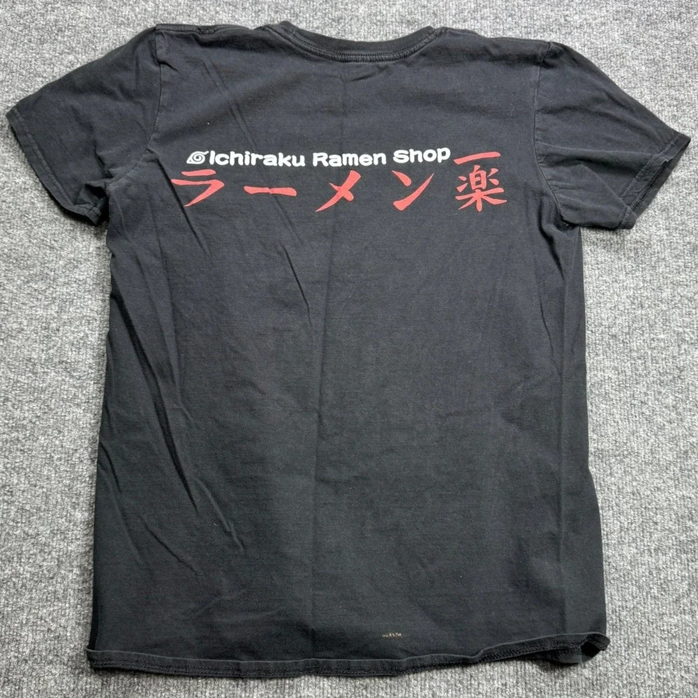Naruto Shippuden Ichiraku Ramen Shop Graphic Tee Mens‎ M Black Anime T-Shirt